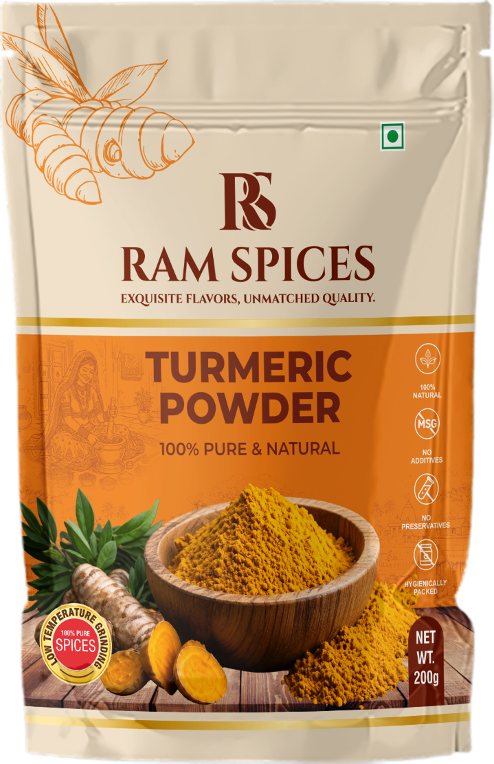 Ram Spices Turmeric Powder – 200g
