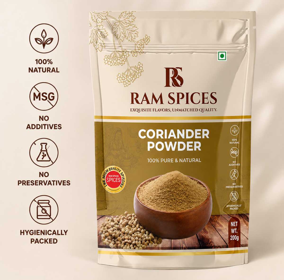 Ram Spices Coriander Powder – 200g