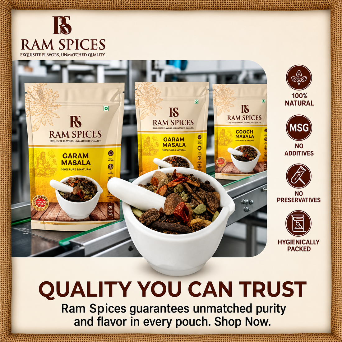 Ram Spices Garam Masala – 200g